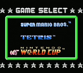 Super Mario Bros Tetris Nintendo World Cup